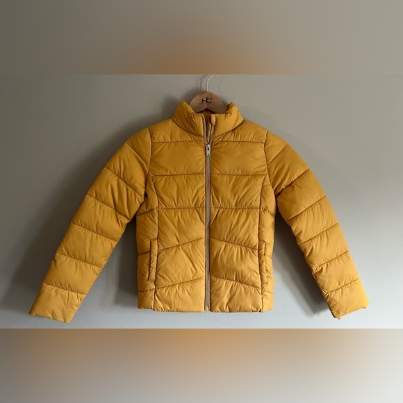 Primark Jackets & Coats Primark Girls Mustard Yellow Lightweight